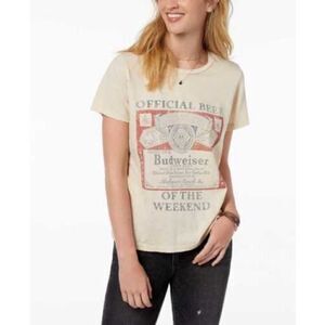 NWT true vintage Budweiser graphics tee sz S